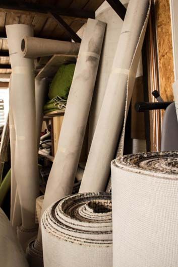 Material in der Werkstatt